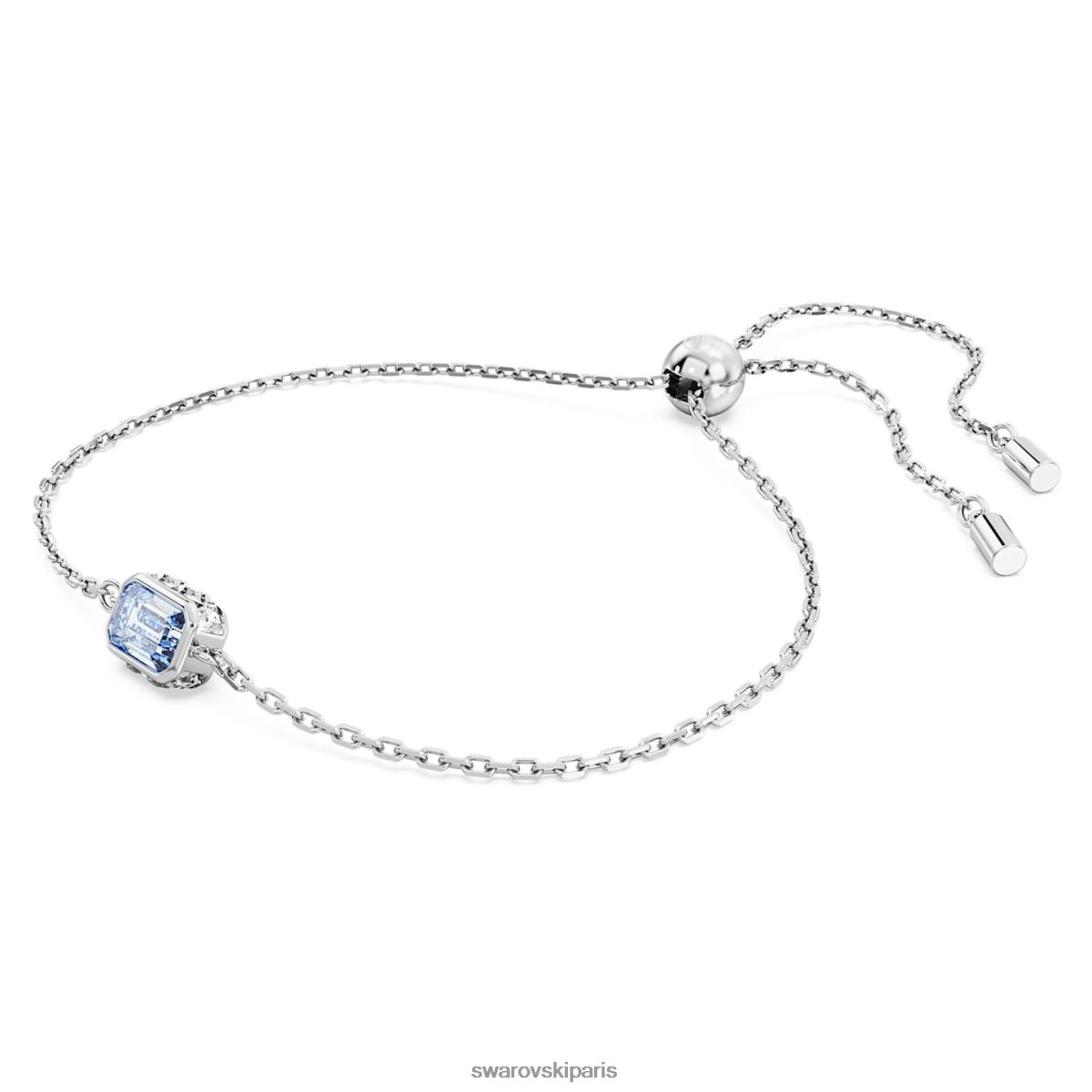 bijoux Swarovski bracelet toujours coupe rectangulaire, bleu, rhodié RZD0XJ463