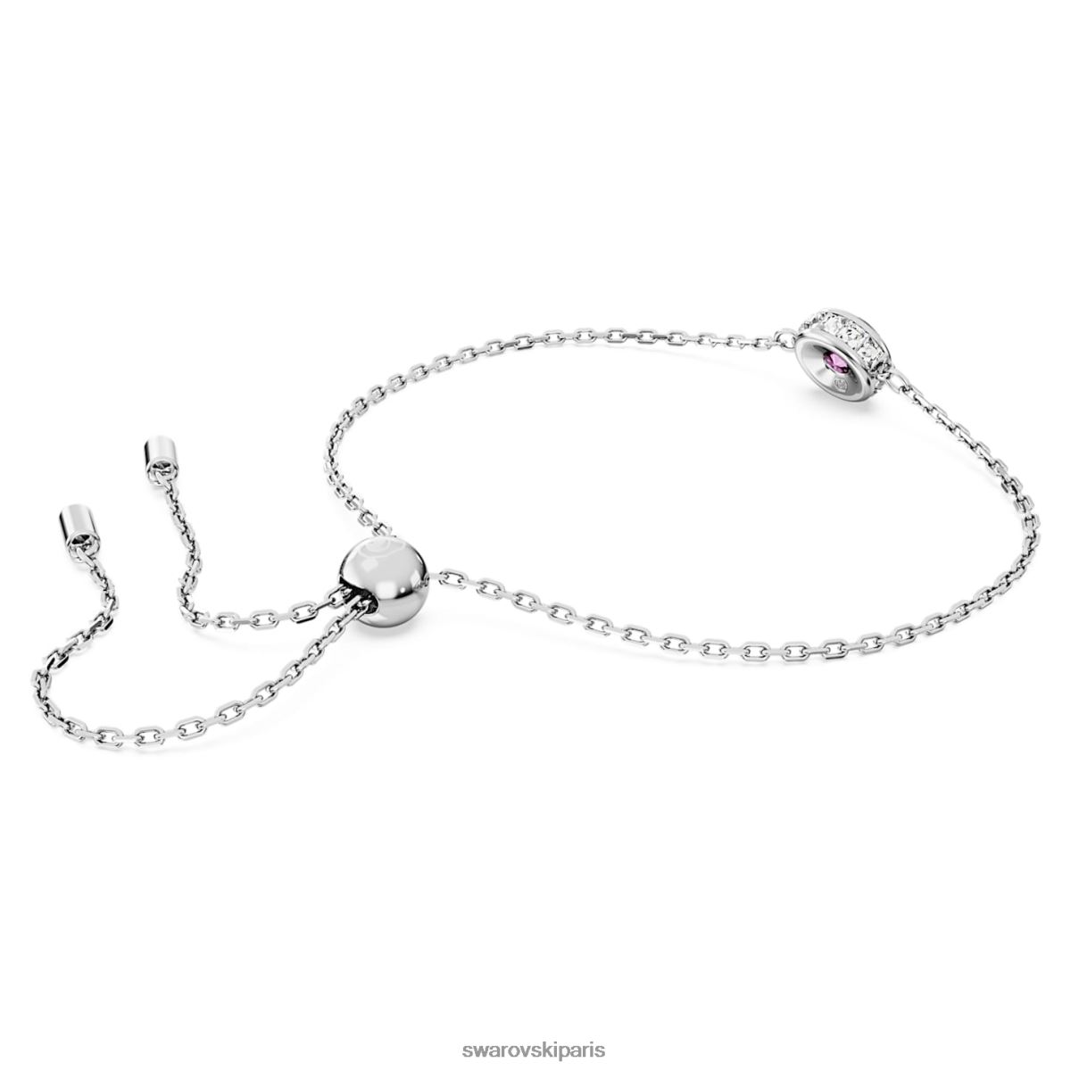 bijoux Swarovski bracelet toujours taille ronde, violet, rhodié RZD0XJ464