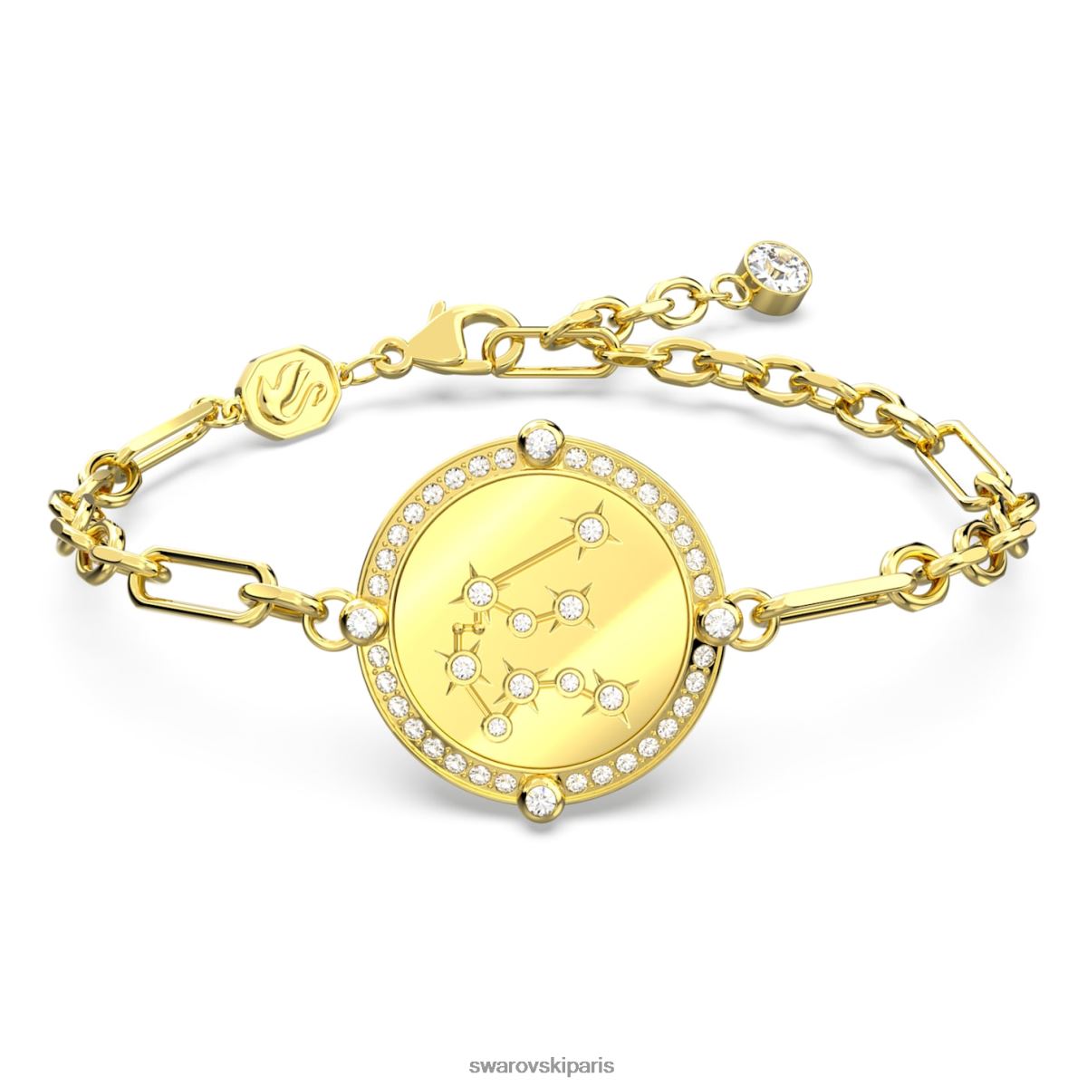 bijoux Swarovski bracelet zodiaque Verseau, ton doré, plaqué ton or RZD0XJ449