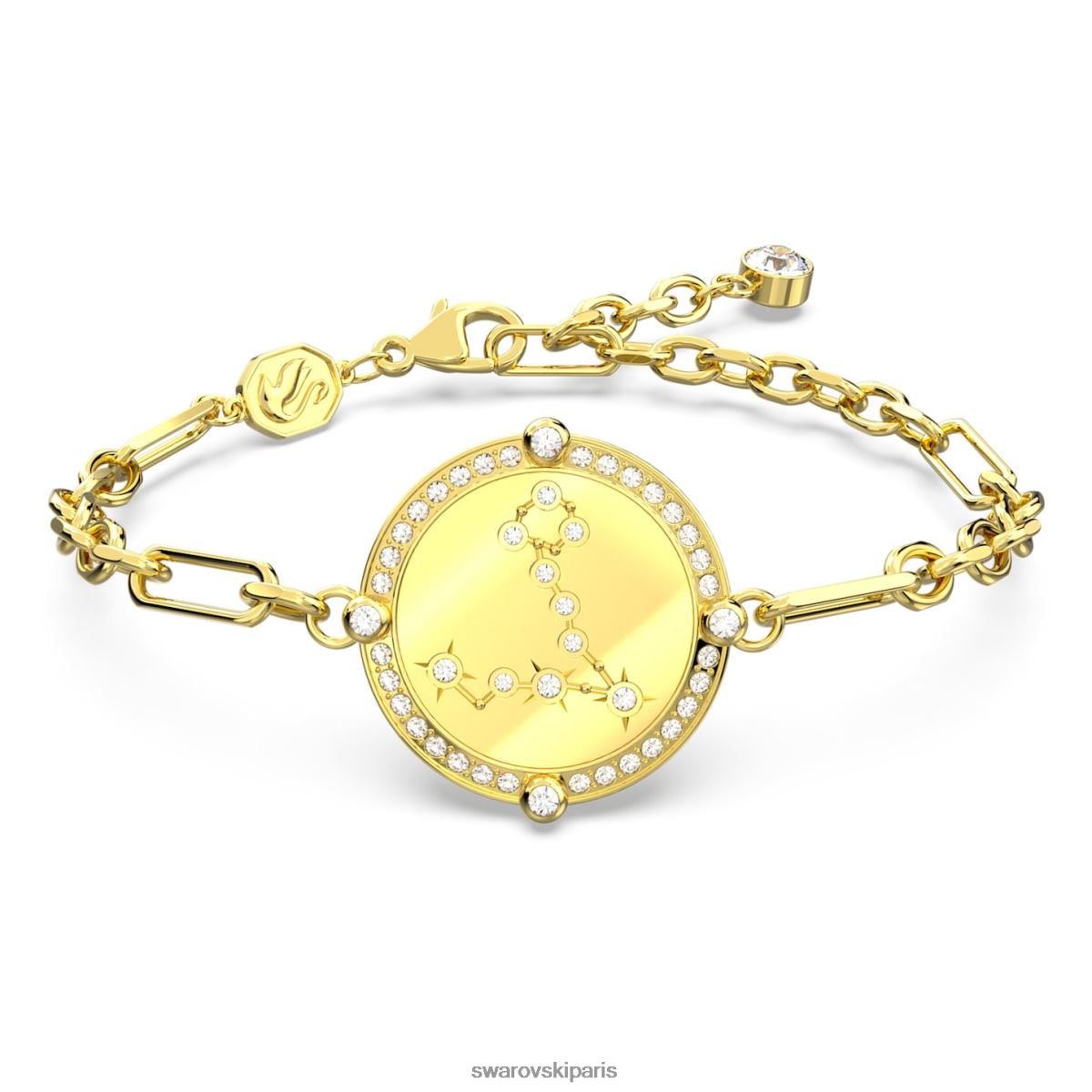 bijoux Swarovski bracelet zodiaque poissons, ton doré, plaqué doré RZD0XJ467