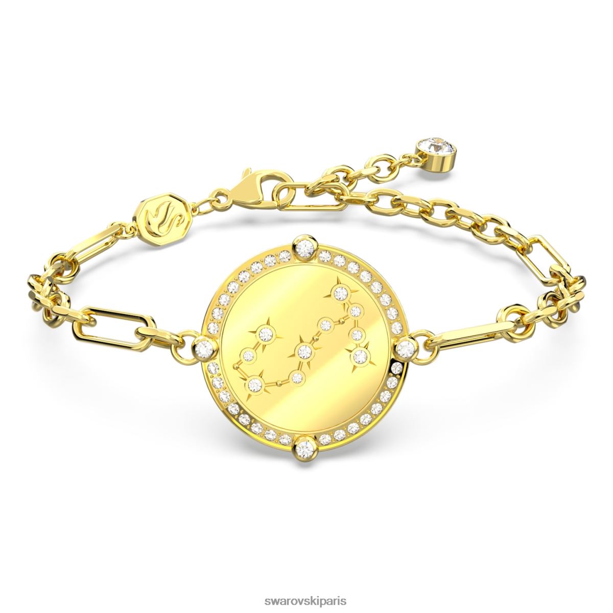 bijoux Swarovski bracelet zodiaque scorpion, ton doré, plaqué ton or RZD0XJ436