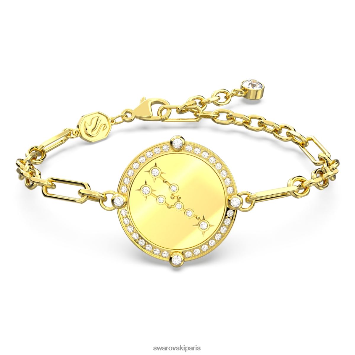 bijoux Swarovski bracelet zodiaque taureau, ton doré, plaqué ton or RZD0XJ444