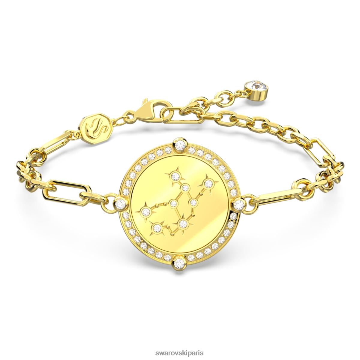 bijoux Swarovski bracelet zodiaque vierge, ton doré, plaqué ton or RZD0XJ447