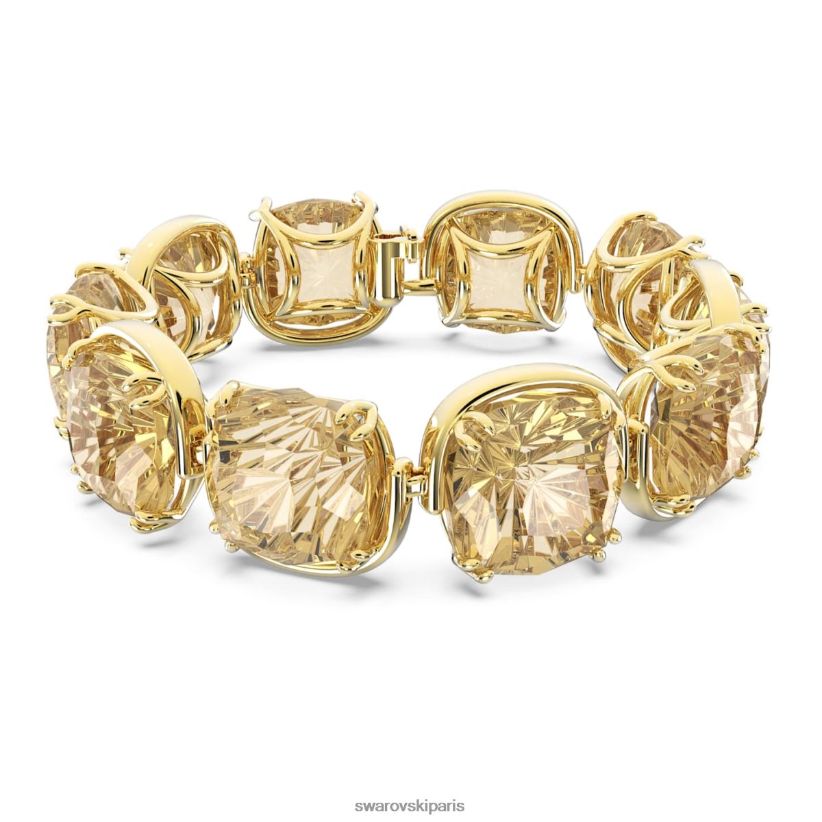 bijoux Swarovski bracelet harmonie taille coussin, ton doré, plaqué ton or RZD0XJ560