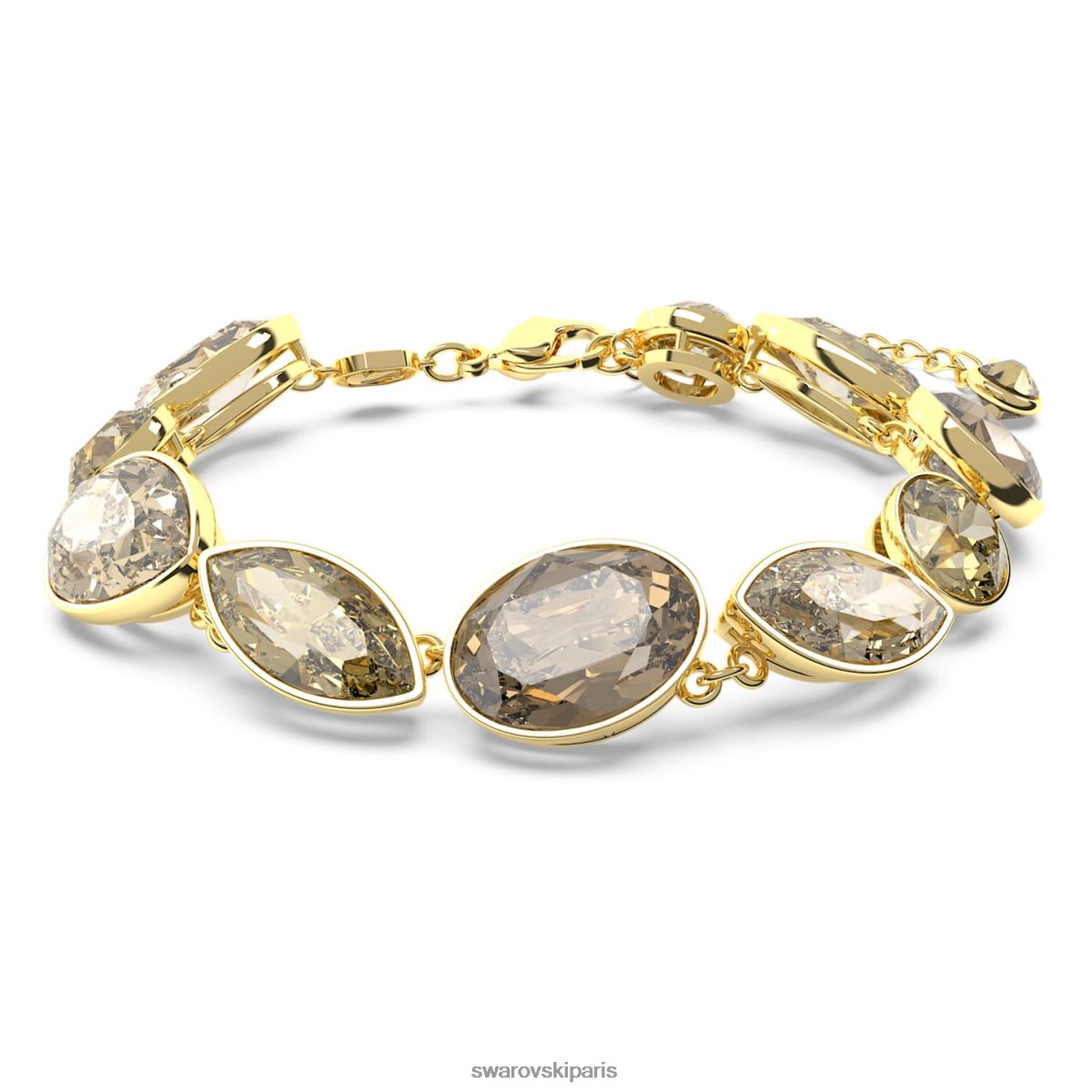 bijoux Swarovski bracelet élégance de l'afrique coupes mixtes, marron, métal doré RZD0XJ580