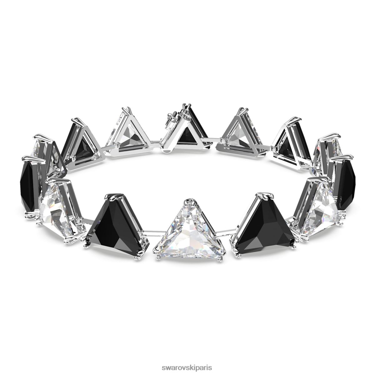 bijoux Swarovski bracelet ortyx coupe triangle, noir, rhodié RZD0XJ581