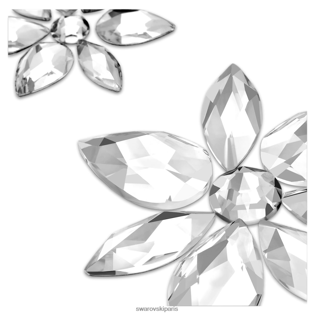 bijoux Swarovski ensemble de bijoux de corps coupes mixtes, blanc RZD0XJ1490