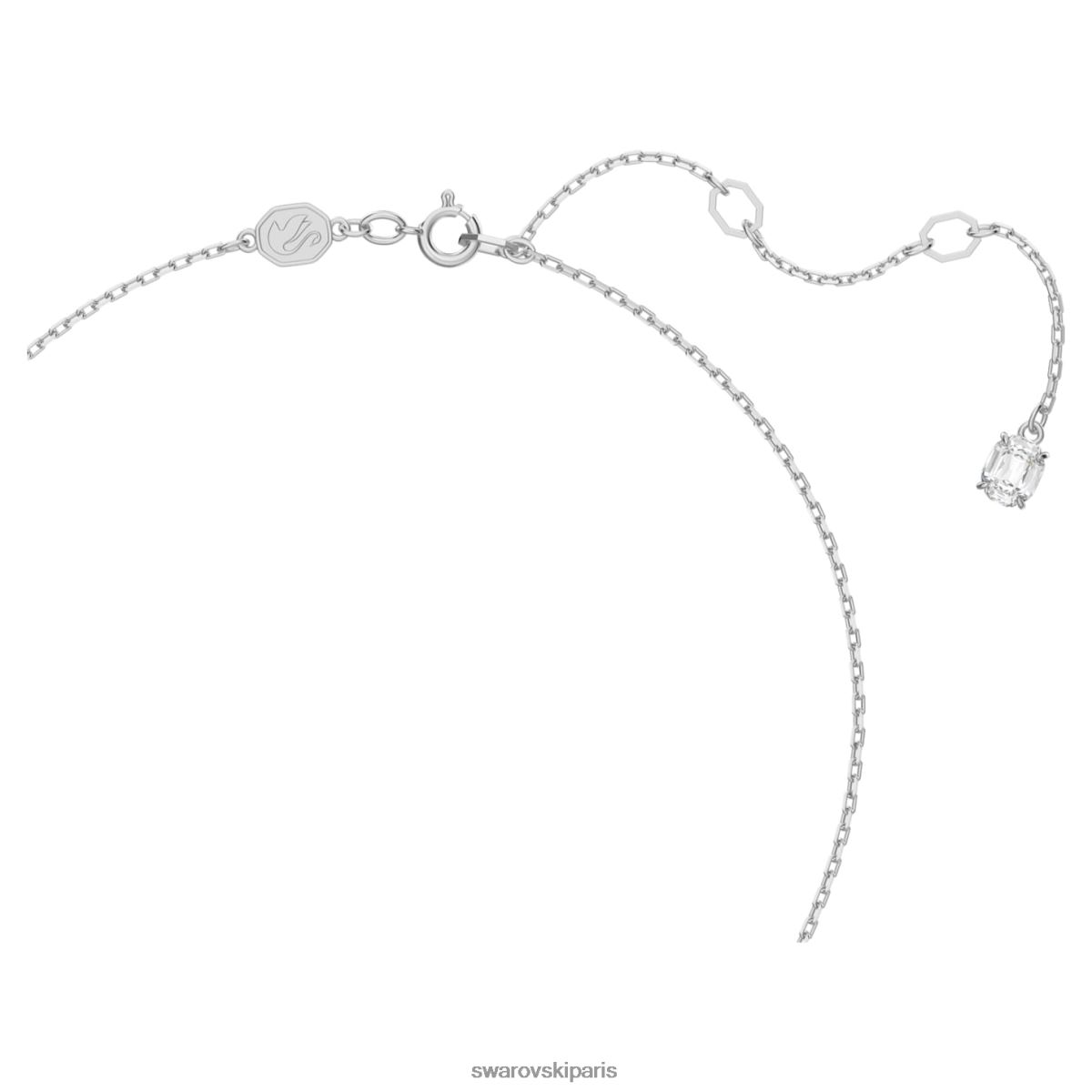 bijoux Swarovski ensemble de constellations taille ronde, blanc, rhodié RZD0XJ392