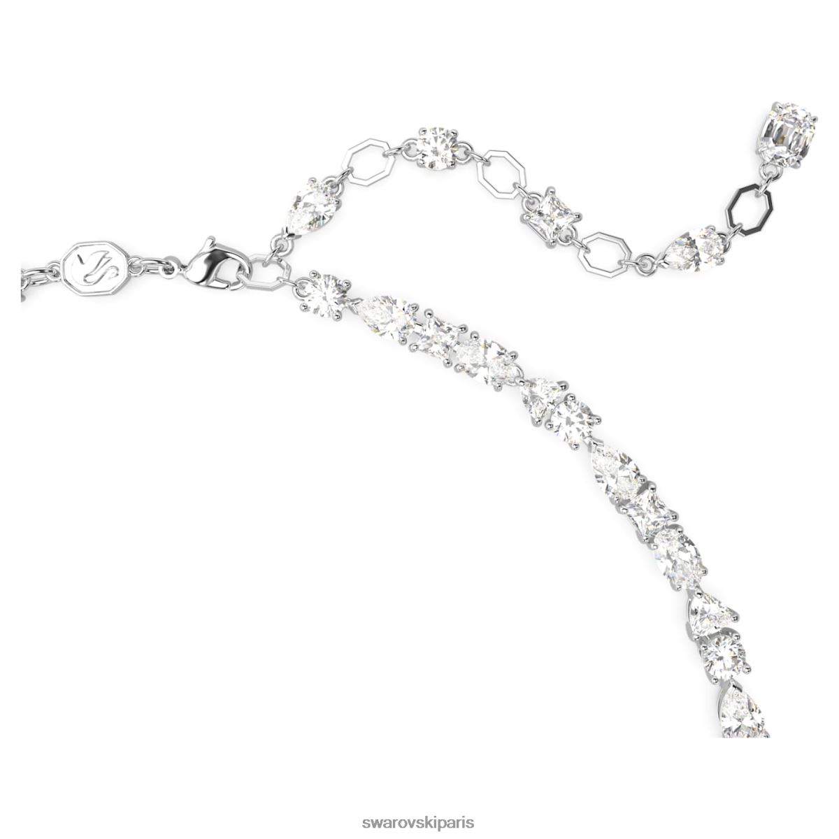 bijoux Swarovski ensemble mesmera coupes mixtes, blanc, rhodié RZD0XJ397