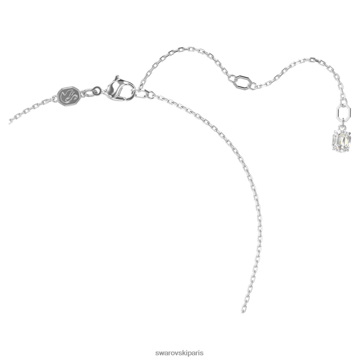 bijoux Swarovski ensemble mesmera coupes mixtes, blanc, rhodié RZD0XJ400