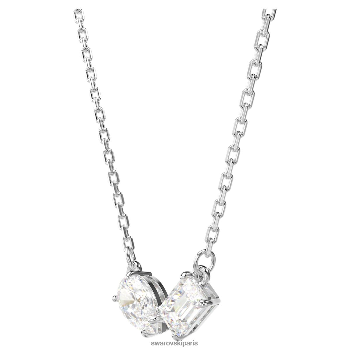 bijoux Swarovski ensemble mesmera coupes mixtes, blanc, rhodié RZD0XJ400