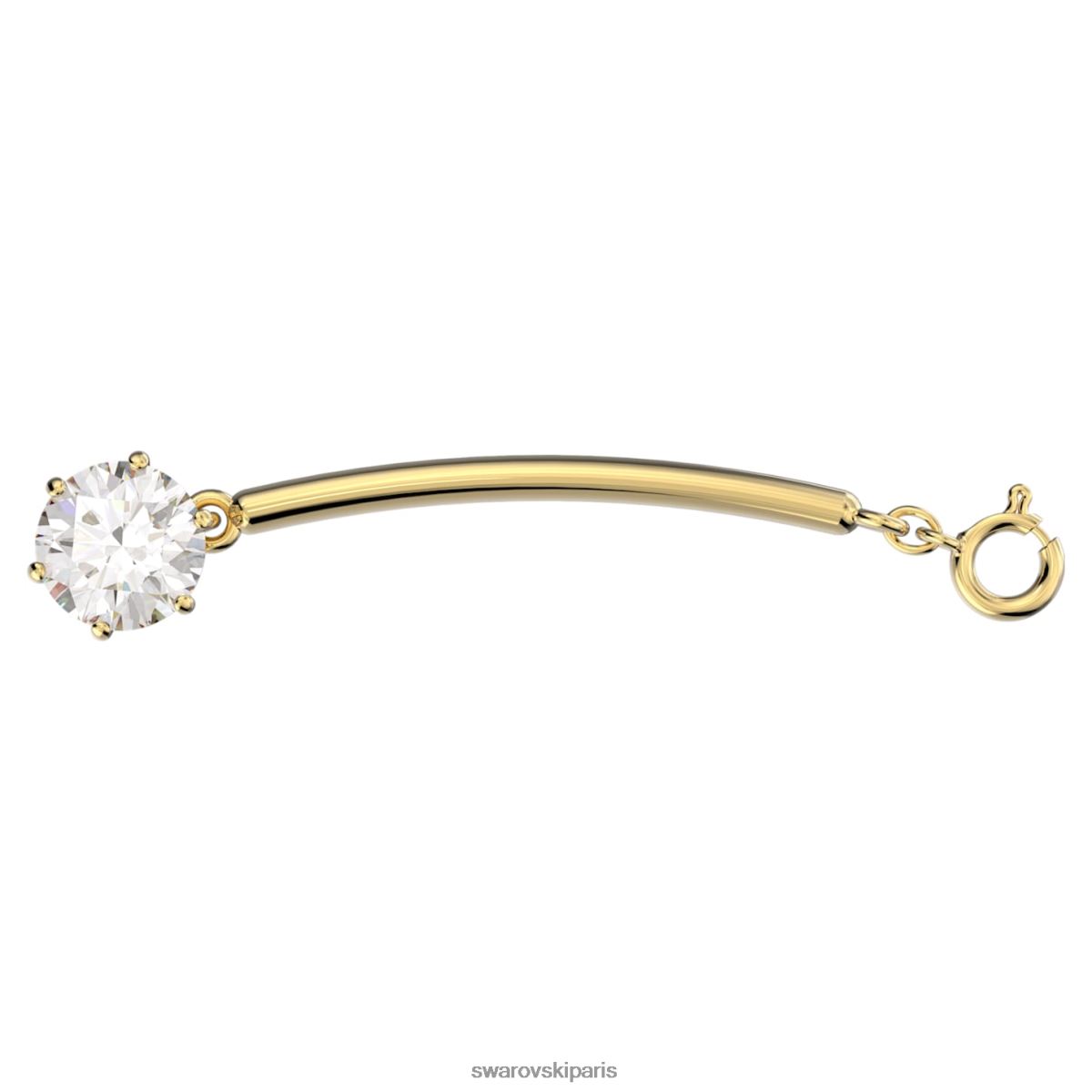 bijoux Swarovski extension de constellation coupe ronde, blanc, métal doré RZD0XJ1108