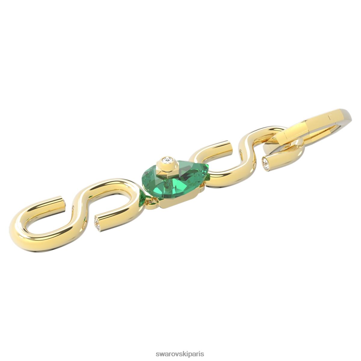 bijoux Swarovski extension numina vert, plaqué doré RZD0XJ1120