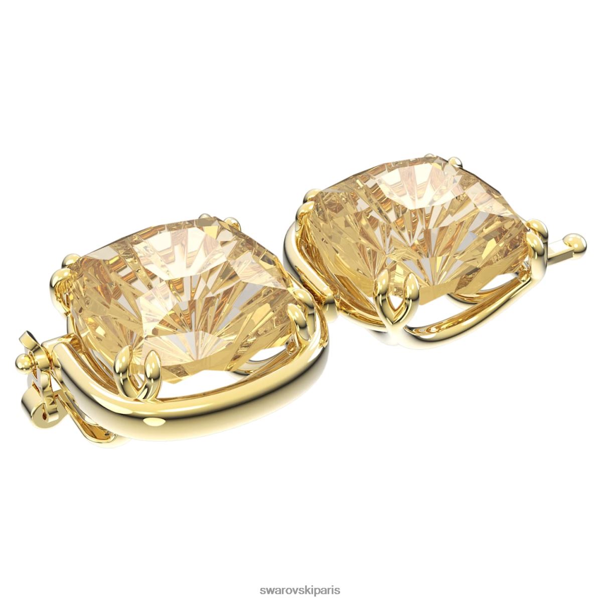 bijoux Swarovski prolongateur d'harmonie taille coussin, ton doré, plaqué ton or RZD0XJ1123