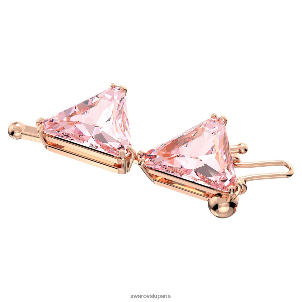 bijoux Swarovski rallonge ortyx coupe triangle, rose, plaqué ton or rose RZD0XJ1128