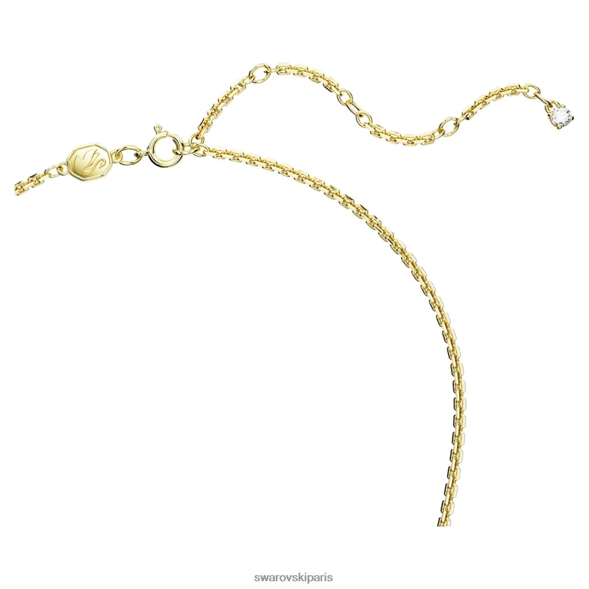 bijoux Swarovski collier d'amour volta blanc, plaqué or RZD0XJ91