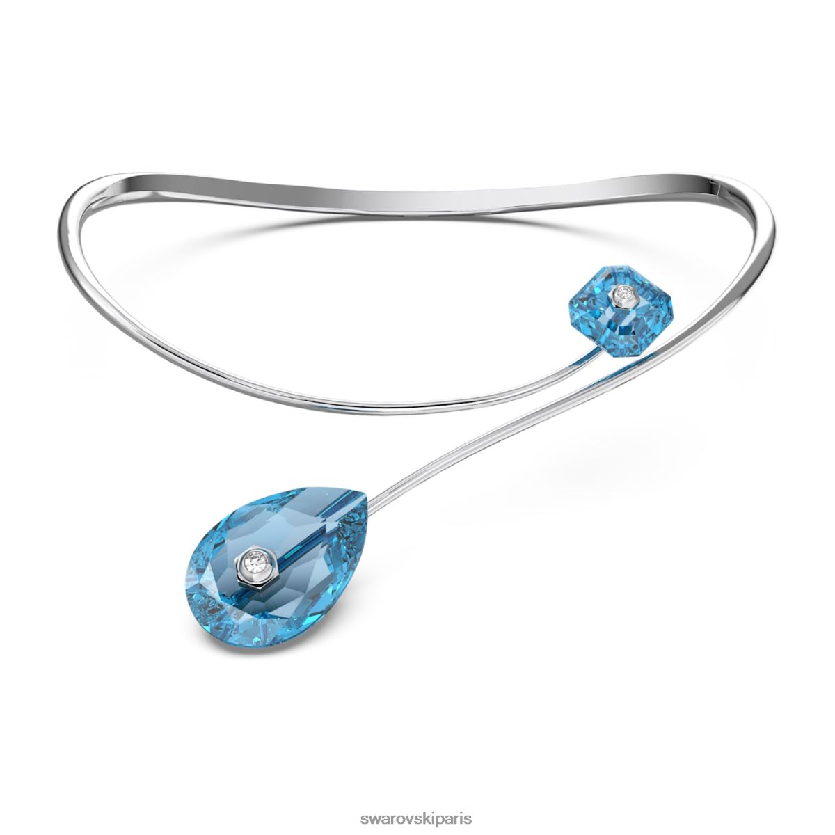 bijoux Swarovski collier numina bleu, rhodié RZD0XJ80