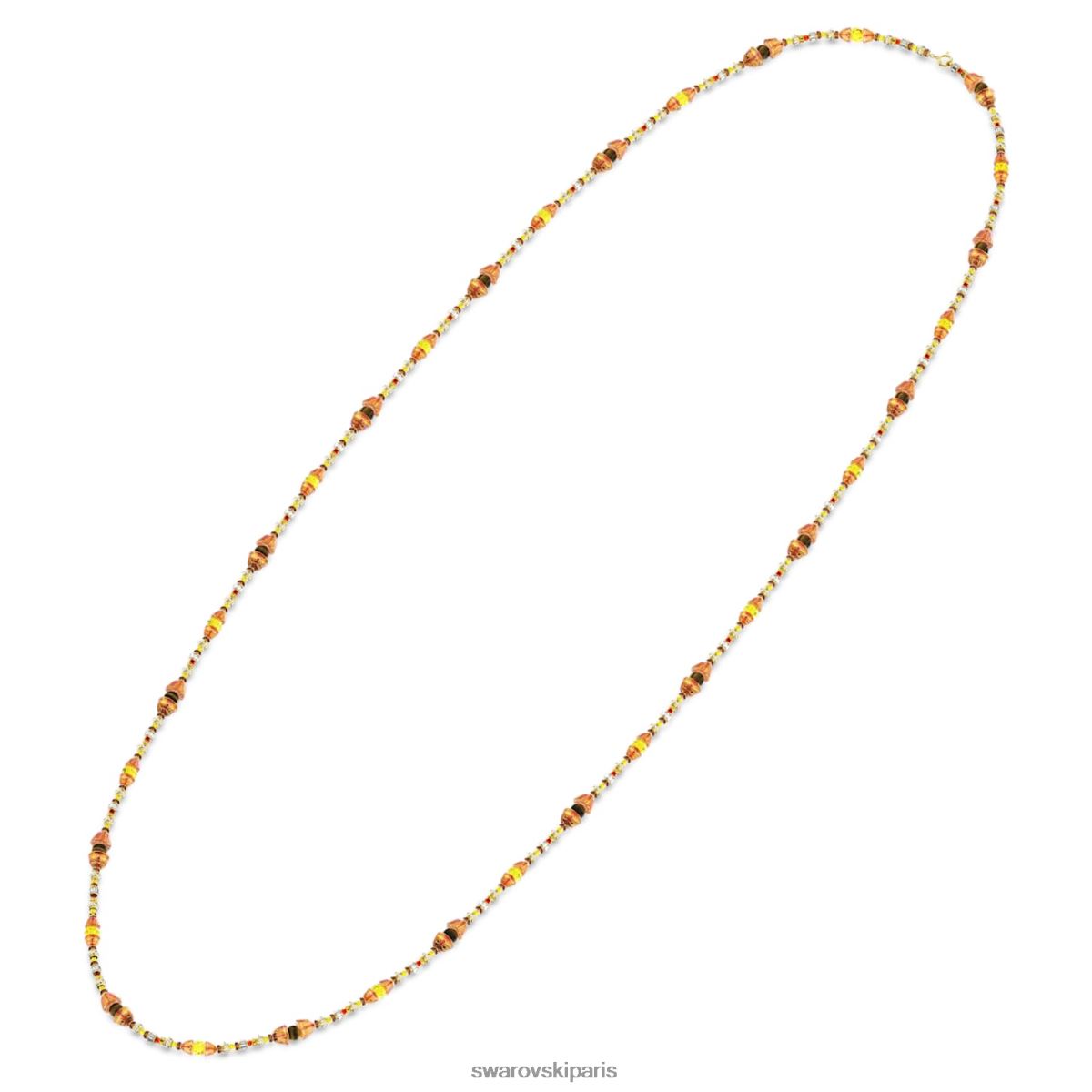 bijoux Swarovski collier somnia marron, plaqué doré RZD0XJ72