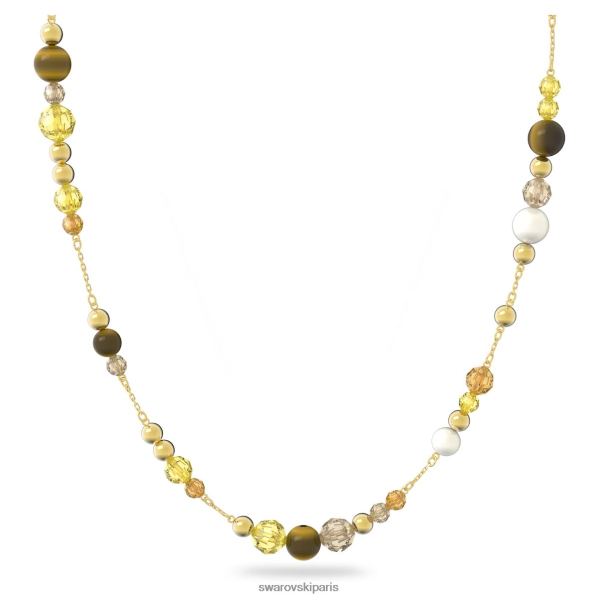 bijoux Swarovski collier somnia multicolore, plaqué or RZD0XJ129