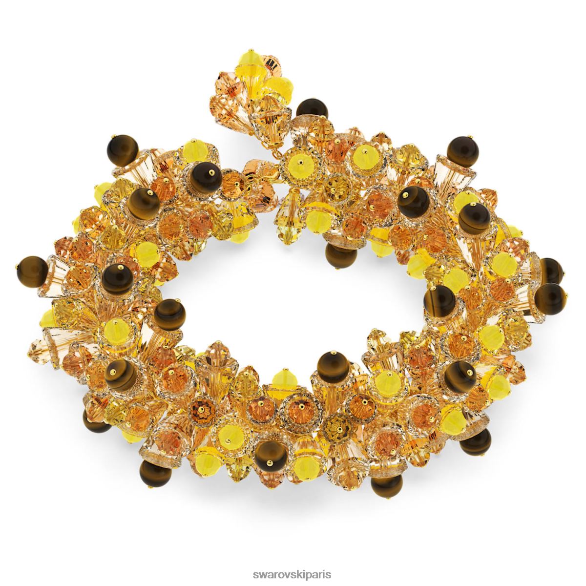 bijoux Swarovski collier somnia tendance, multicolore, métal doré RZD0XJ95