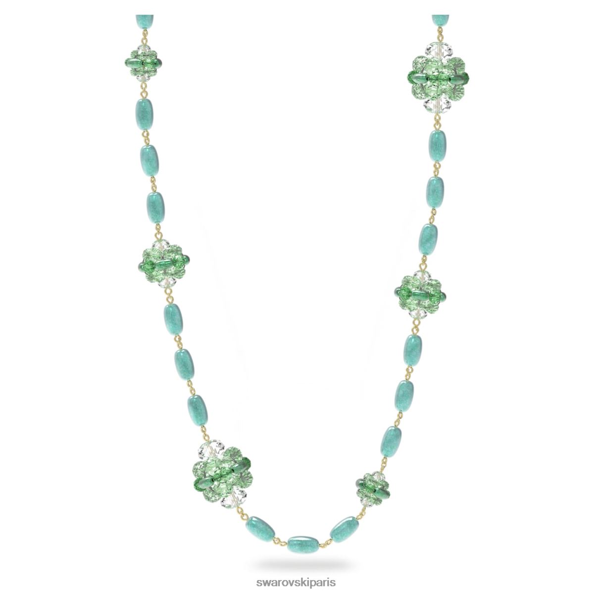 bijoux Swarovski collier somnia vert, plaqué doré RZD0XJ73