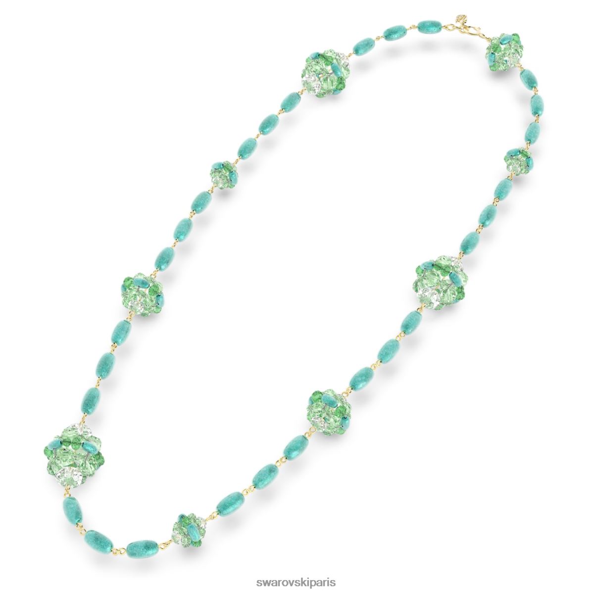 bijoux Swarovski collier somnia vert, plaqué doré RZD0XJ73