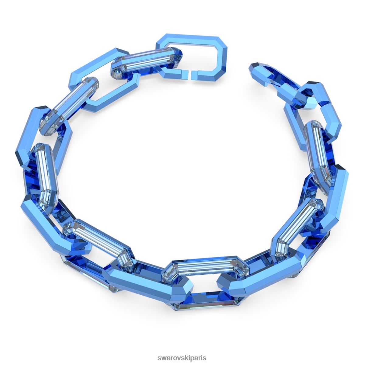 bijoux Swarovski collier transparent déclaration, bleu RZD0XJ154