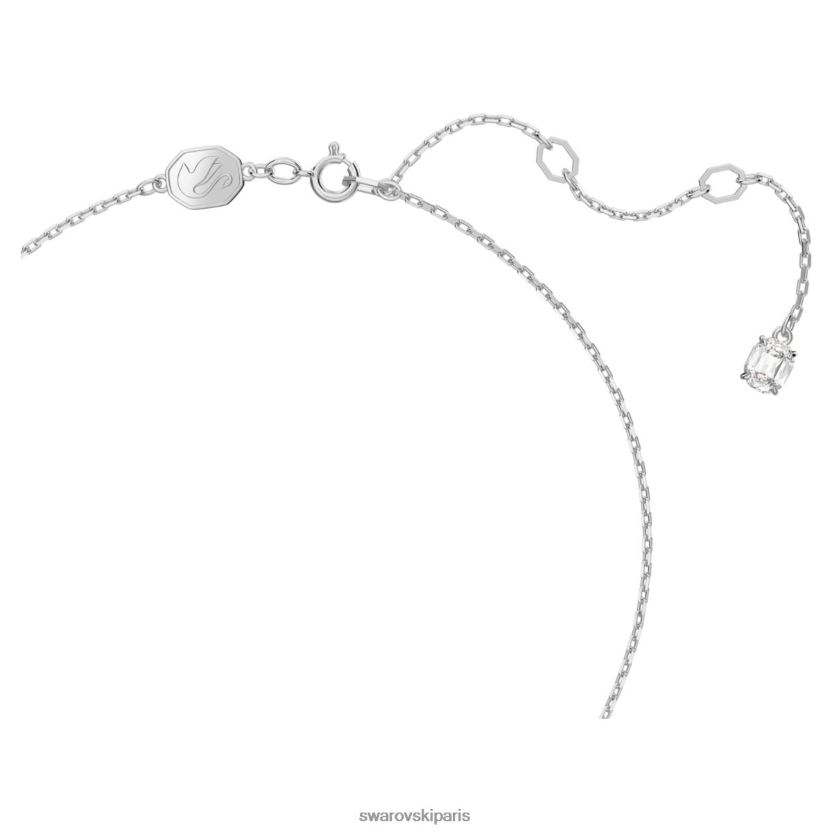 bijoux Swarovski pendentif constellation taille ronde, pavé, blanc, rhodié RZD0XJ187