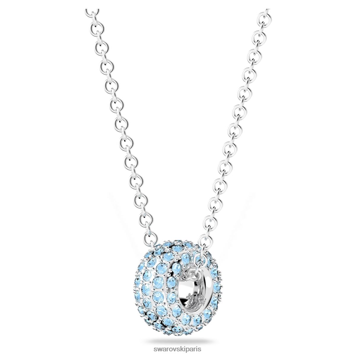 bijoux Swarovski pendentif en pierre bleu, rhodié RZD0XJ306