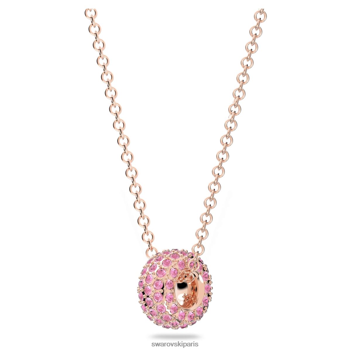 bijoux Swarovski pendentif en pierre rose, plaqué ton or rose RZD0XJ316