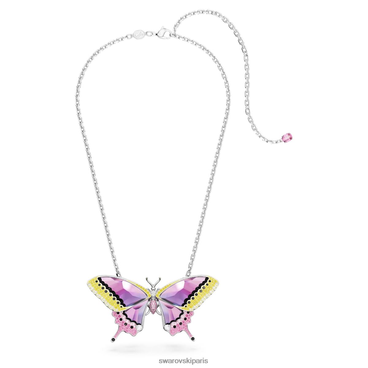 bijoux Swarovski pendentif et broche idyllia papillon, multicolore, rhodié RZD0XJ332