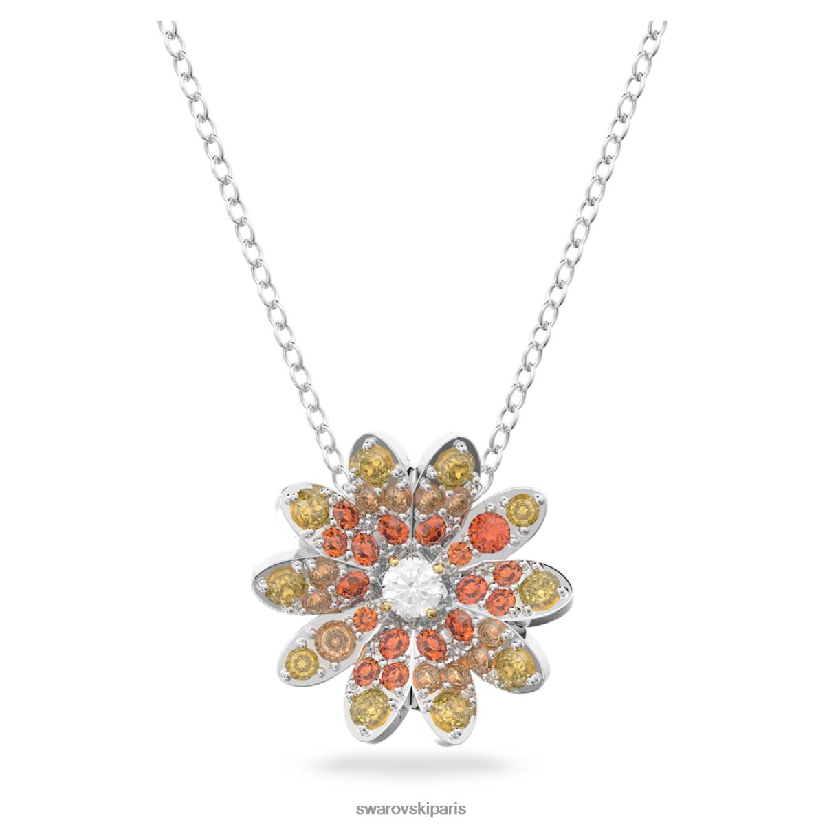 bijoux Swarovski pendentif fleur éternelle fleur, multicolore, finition métal mélangé RZD0XJ311