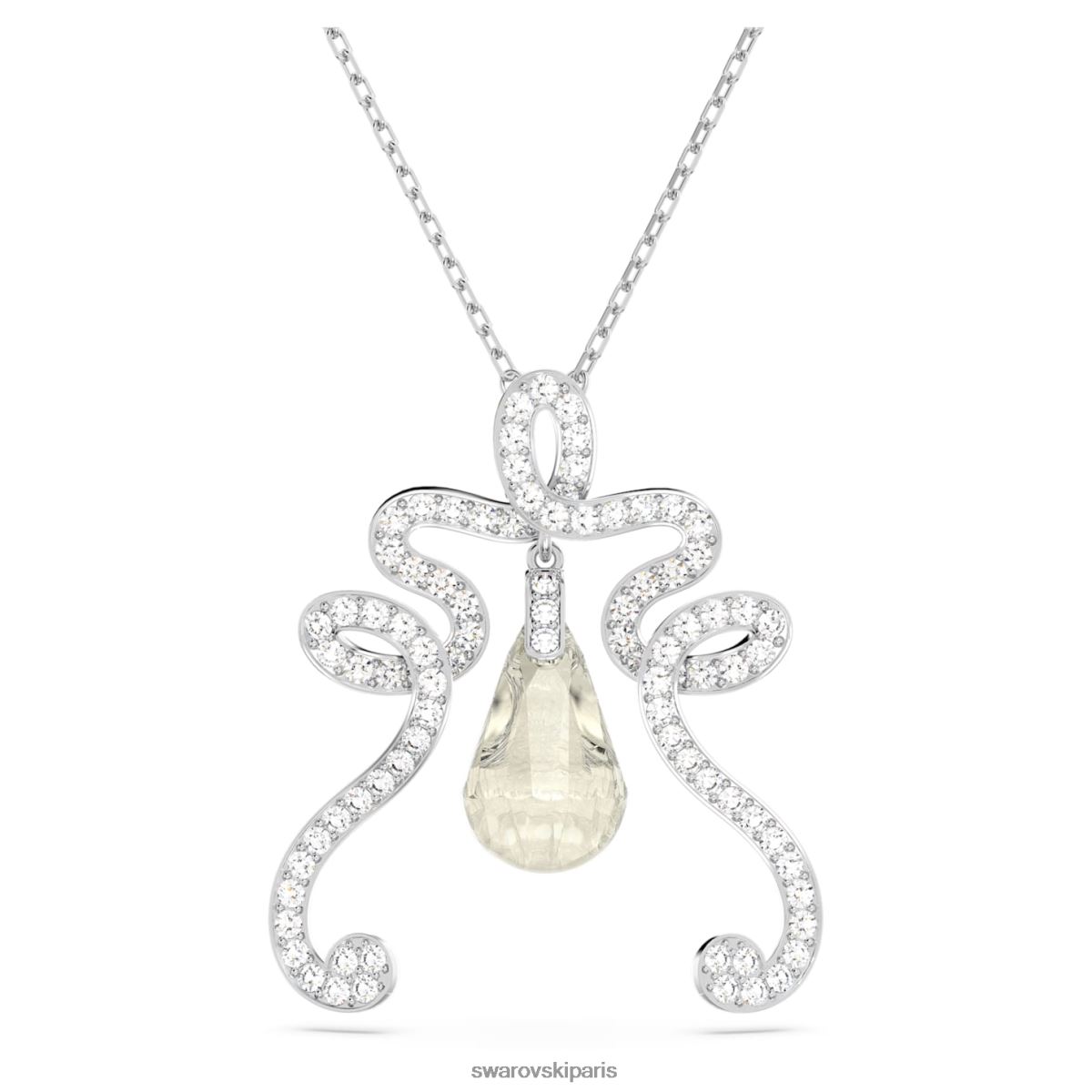 bijoux Swarovski pendentif fluenta cristaux rallumés, blancs, plaqués rhodium RZD0XJ338