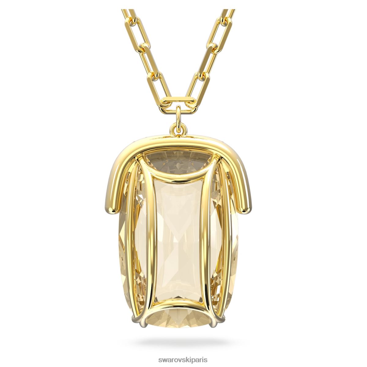 bijoux Swarovski pendentif harmonie cristal surdimensionné, ton doré, plaqué doré RZD0XJ239