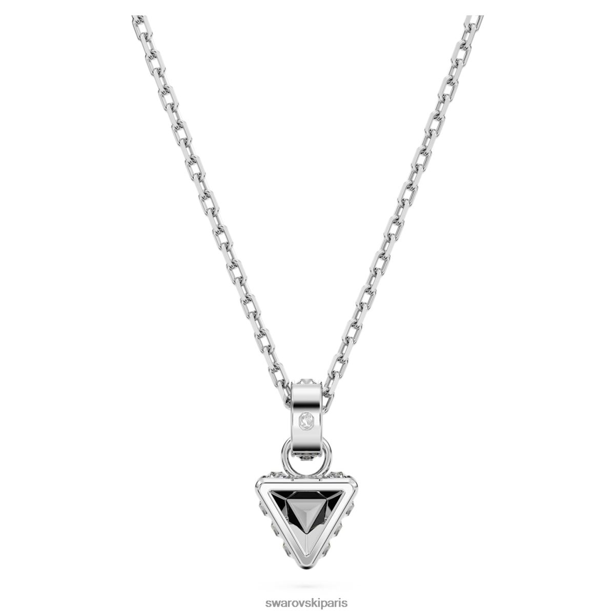 bijoux Swarovski pendentif stilla coupe triangle, gris, rhodié RZD0XJ254