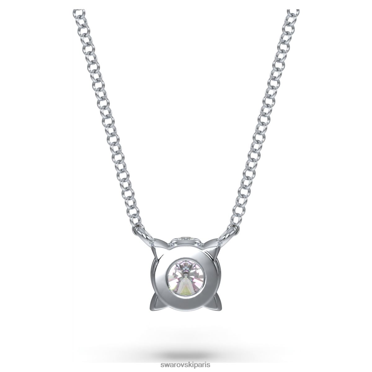 bijoux Swarovski pendentif éternité Or blanc 14 carats RZD0XJ221