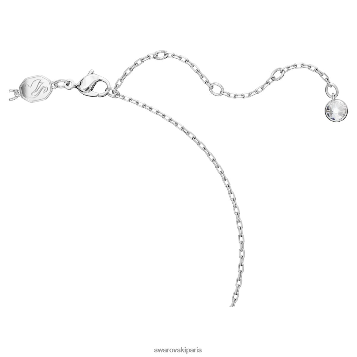 bijoux Swarovski pendentif volta coeur, blanc, rhodié RZD0XJ237