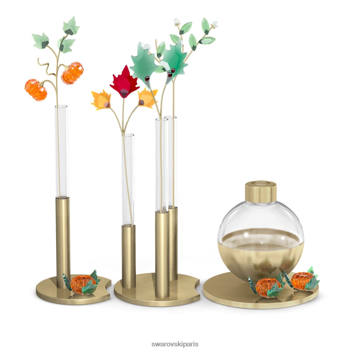 décorations Swarovski Contes de jardin contenant diffuseur de parfum de citrouille collection RZD0XJ1771