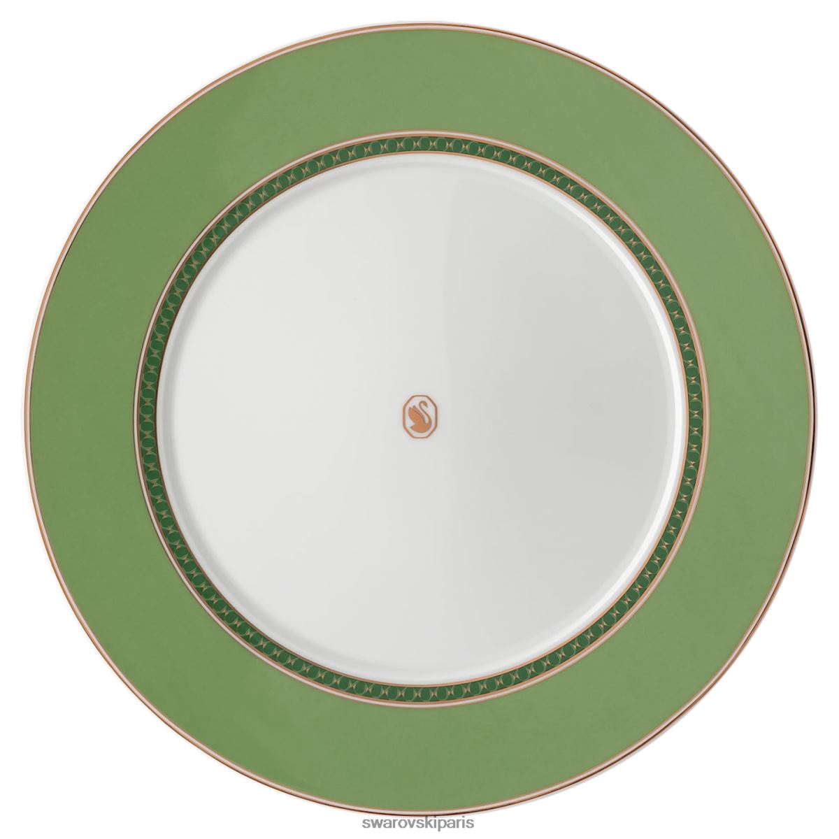 décorations Swarovski assiette signum porcelaine, vert RZD0XJ1722