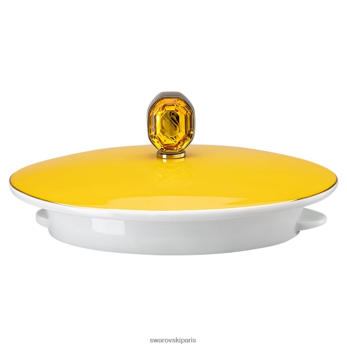 décorations Swarovski théière signum porcelaine, jaune RZD0XJ1730