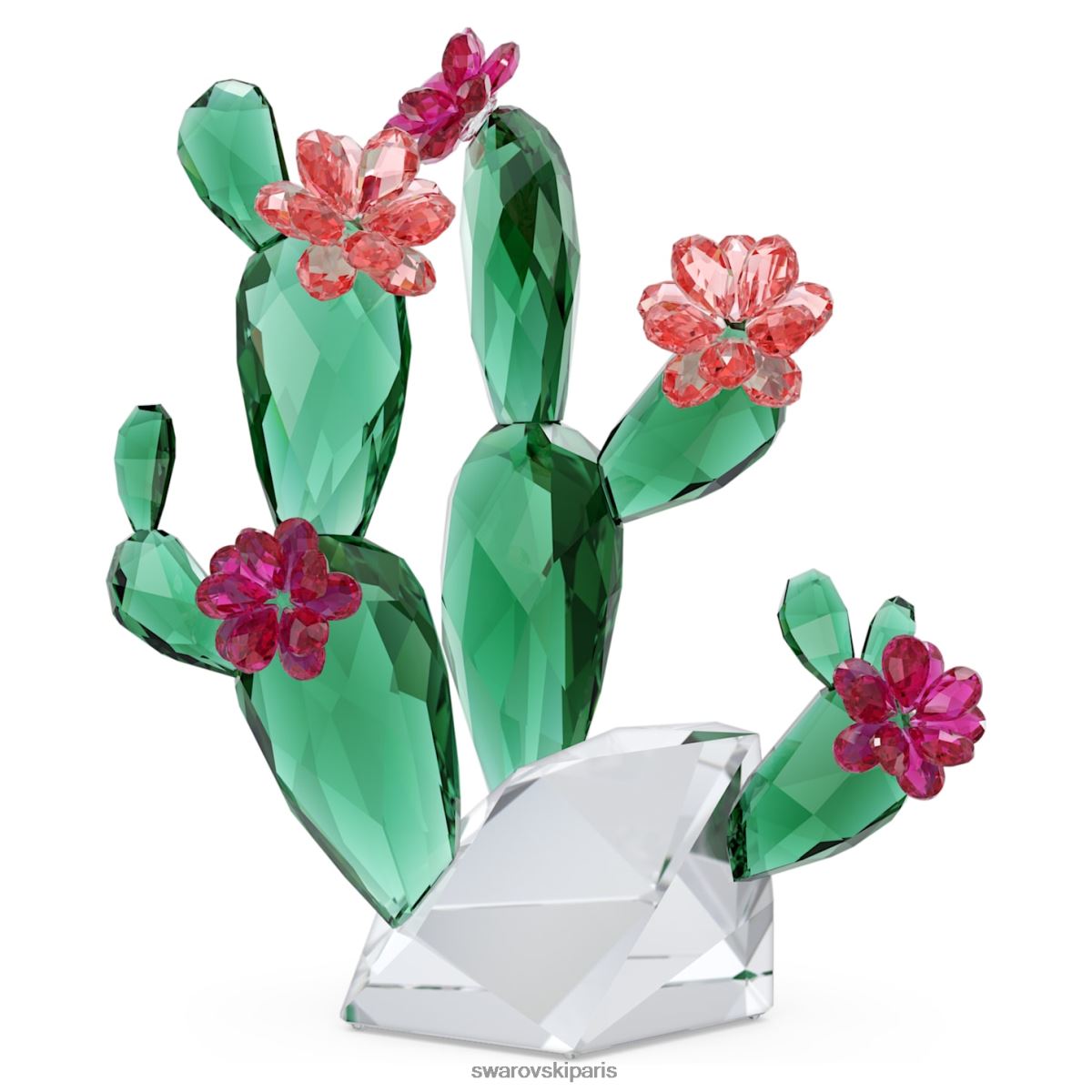 décorations Swarovski fleurs de cristal cactus rose du désert collection RZD0XJ1613