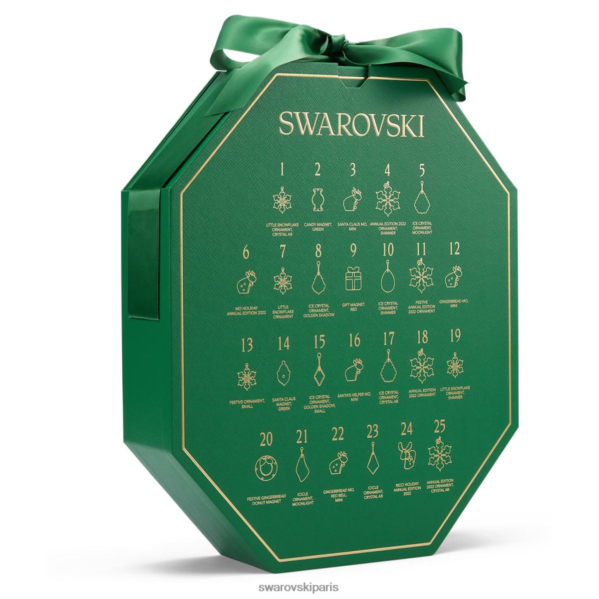décorations Swarovski calendrier de l'avent édition annuelle 2022 collection RZD0XJ1834