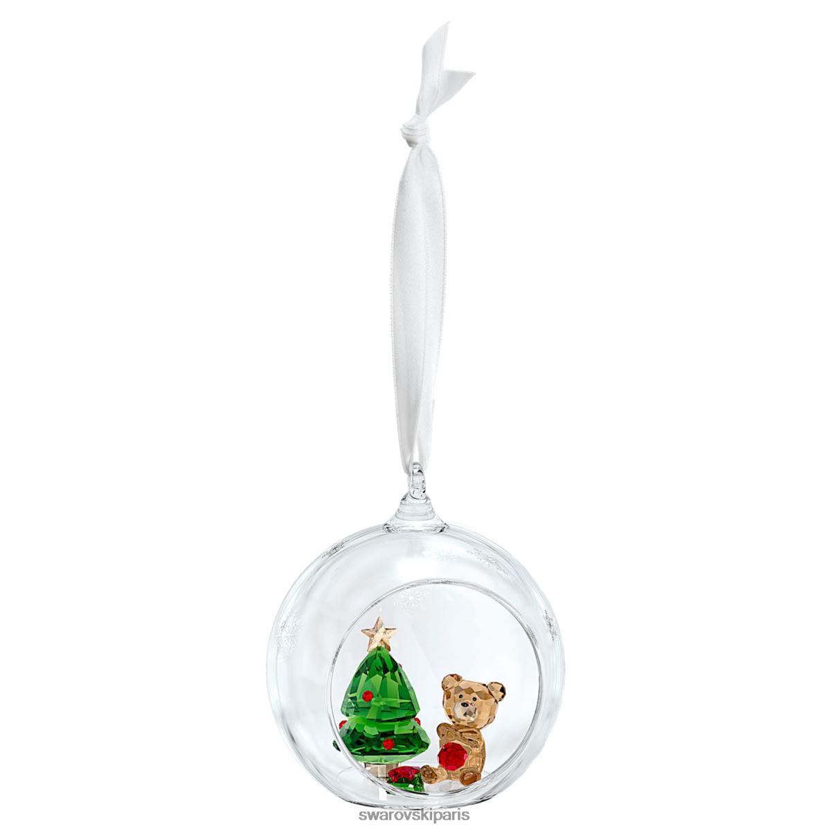 décorations Swarovski ornement de boule scène de Noël RZD0XJ1831