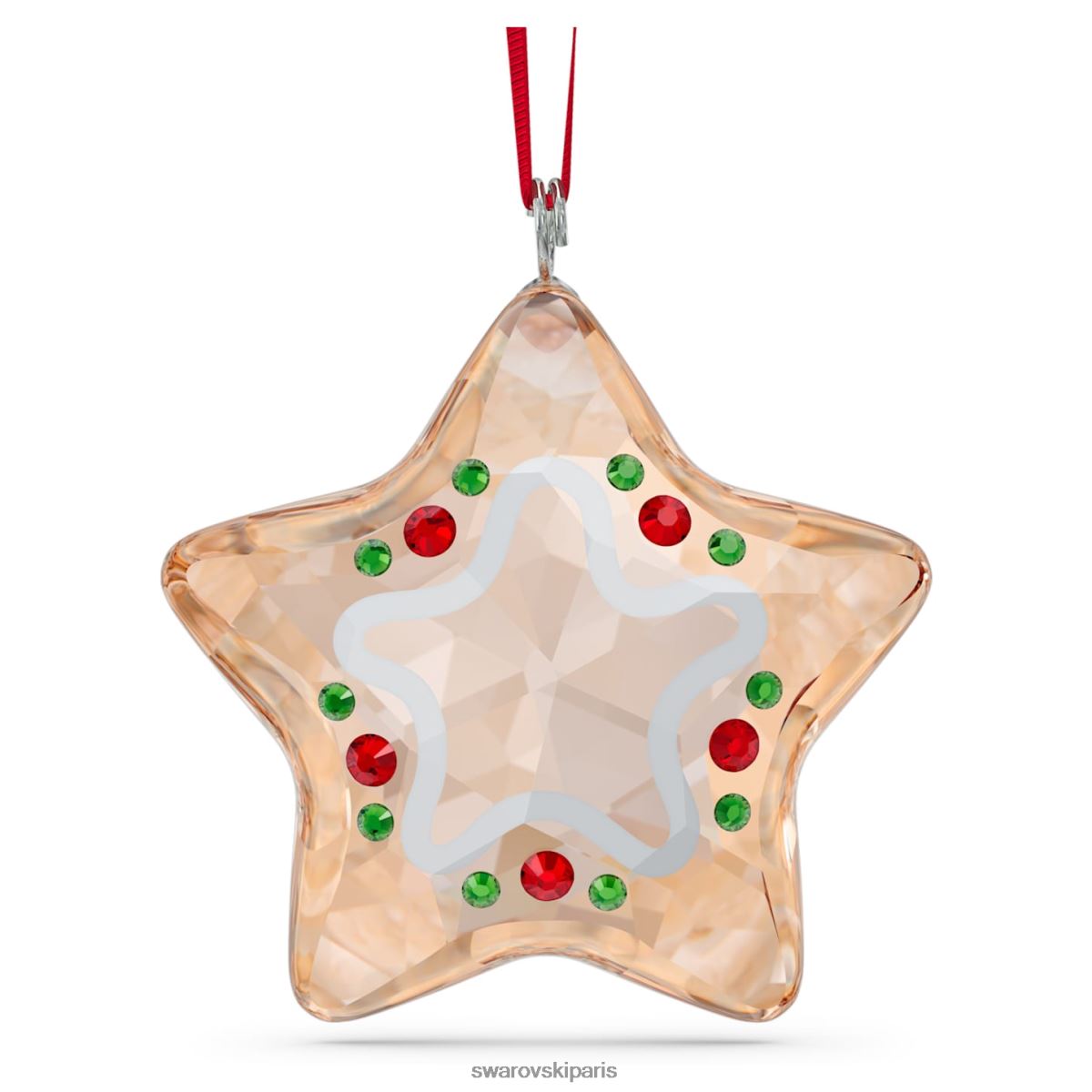 décorations Swarovski ornement étoile en pain d'épice à votre santé pour les fêtes collection RZD0XJ1825