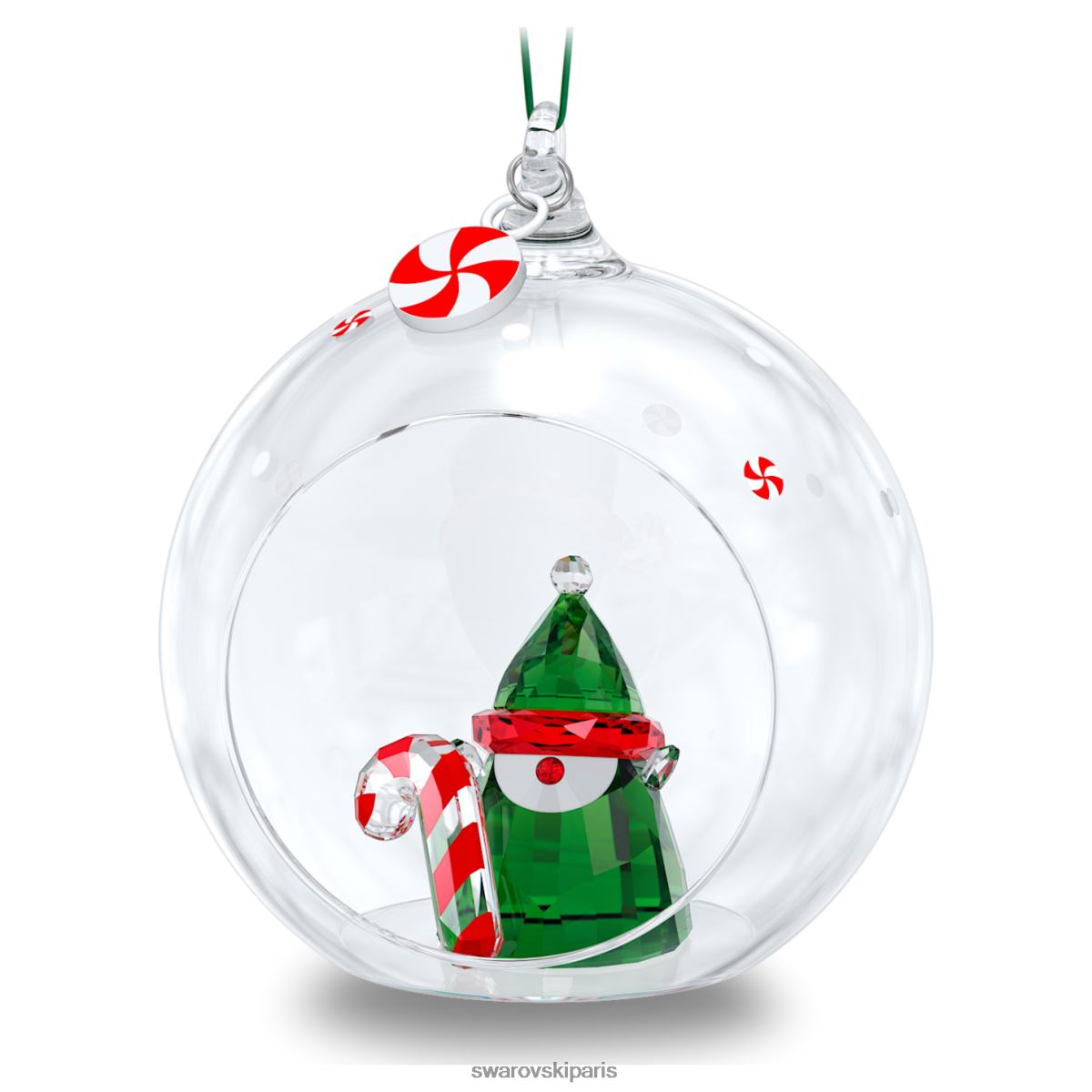 décorations Swarovski vacances à la santé ornement de boule d'elfe du père Noël collection RZD0XJ1830