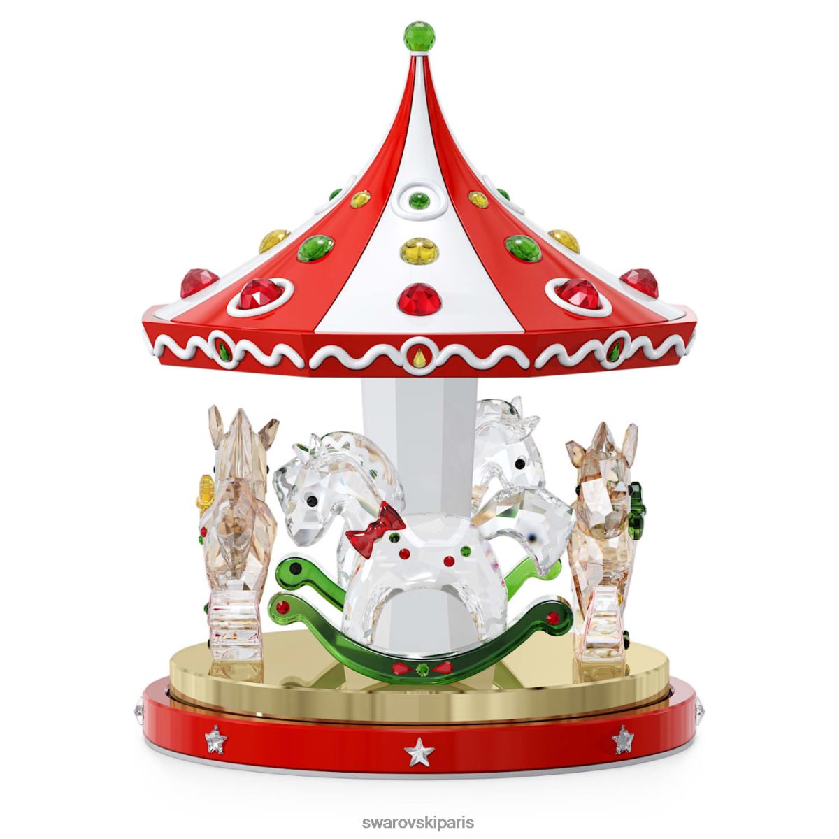 décorations Swarovski carrousel de félicitations pour les fêtes collection RZD0XJ1835